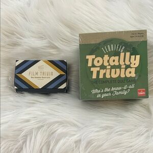 Terrific Totally Trivia and Film Trivia Game Set